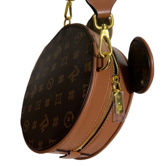 🐭✨MICKEY MOUSE ✨🐭 MK CROSSBODY TAMBOURIN LOUIS HONOR BAG - Picture 9 of 11